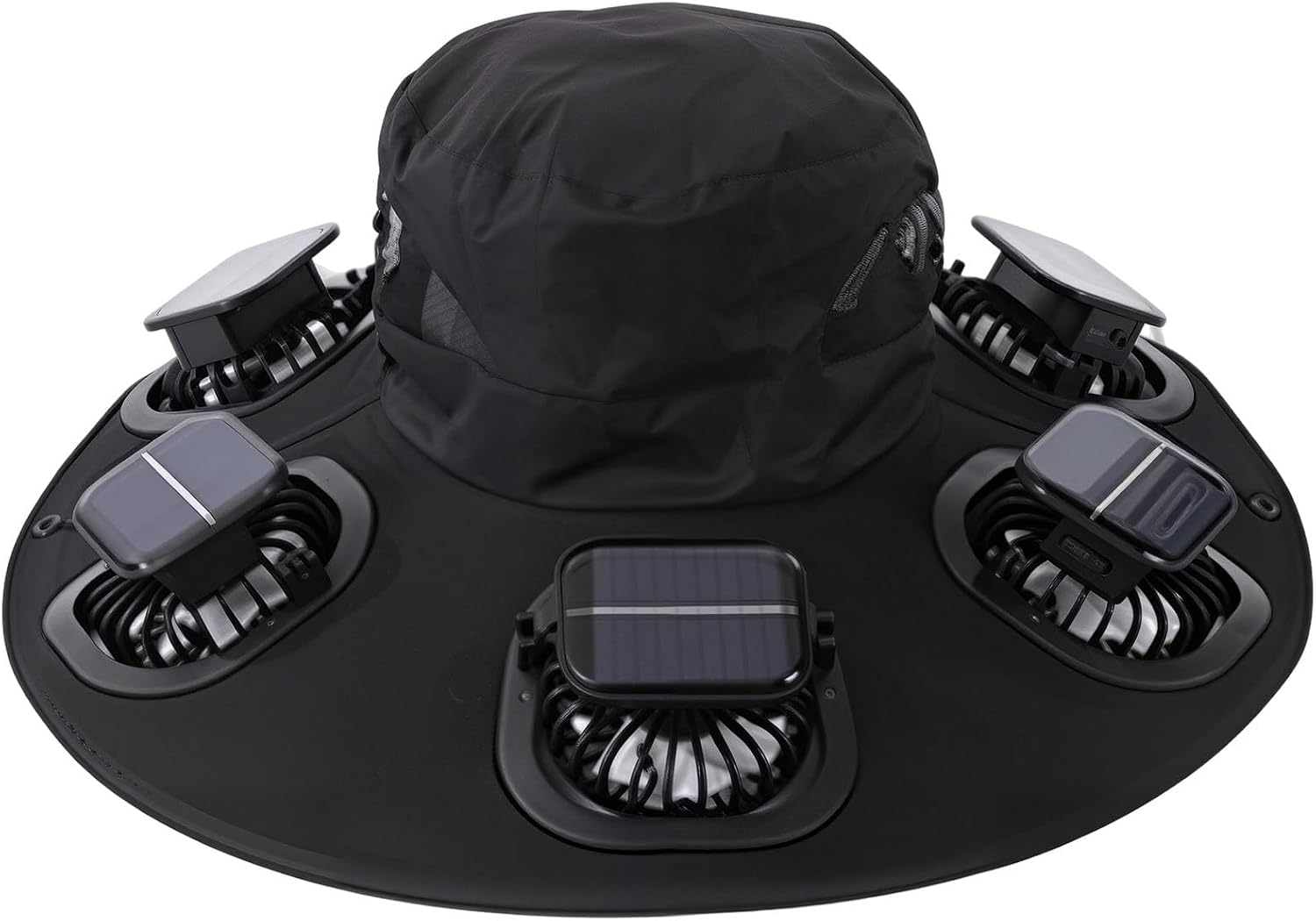 Summer Clothing Capsule - Zonnehoed met 6 ventilatoren, ademend, UV-bescherming,