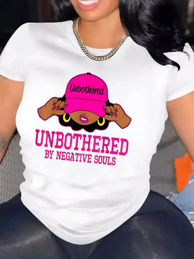 Summer Clothing Trends 2025 Women'S - Dames T-shirt Comfortabele ronde hals Casual