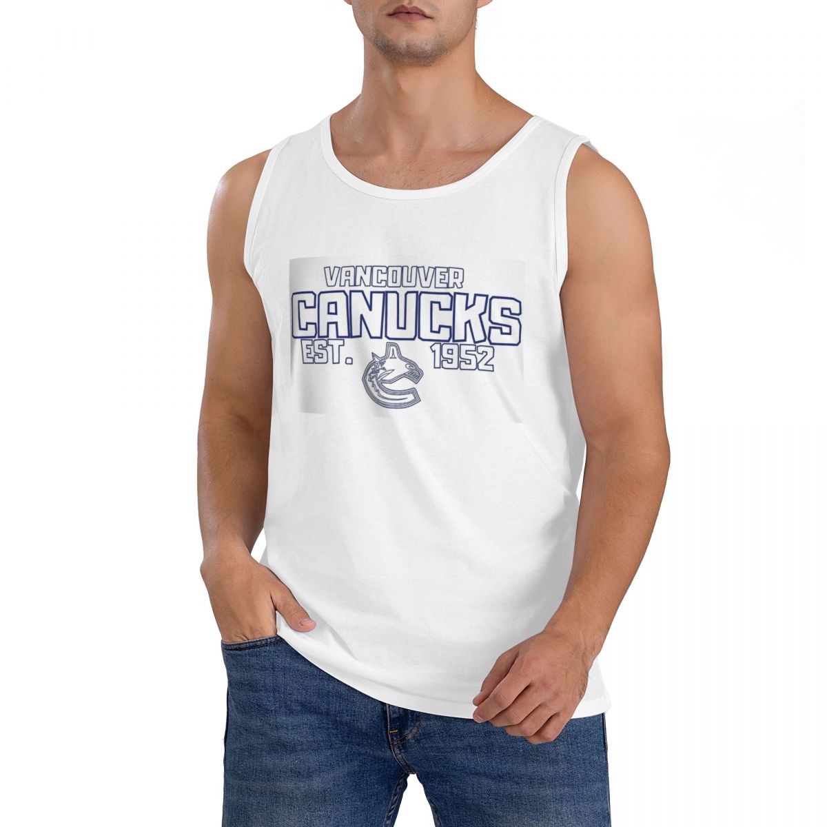 Summer Clothing Canada - 100% Katoen Vancouver Canucks Hockey Canada