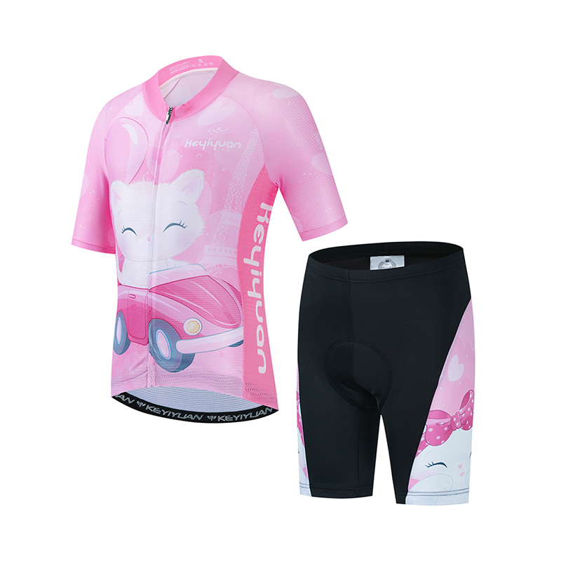 Summer Clothing Kids Sale - Keyiyuan Kids Road Wielertrui Set Jongen