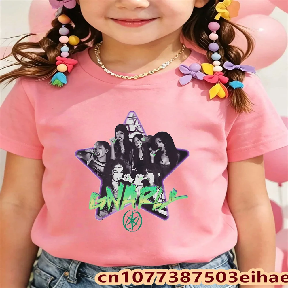 Summer Clothing Kids Sale - KATSEYE T-shirt Mode Bedrukte T-shirts Zomer