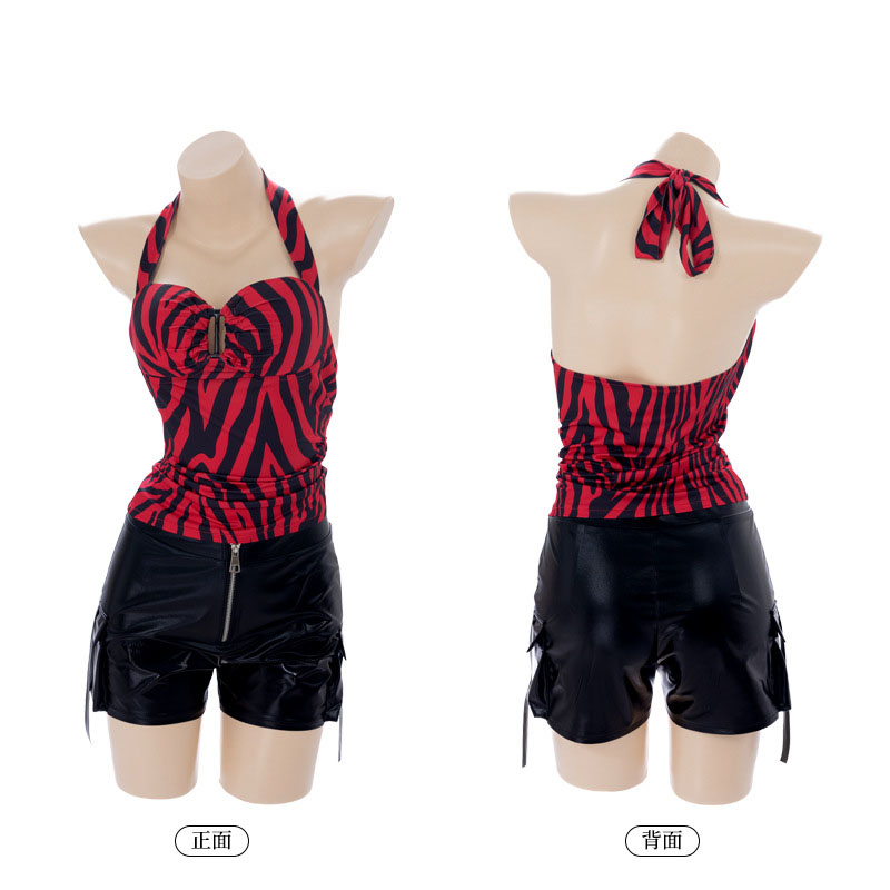 Summer Clothing Sets Women - Obsessie Nikki Halter Top Cosplay Dames