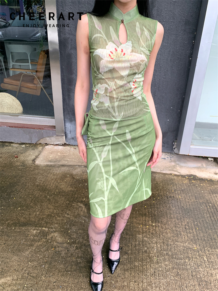 Summer Clothing Capsule - Cheerart Tweedelige Set Voor Vrouwen Elegante