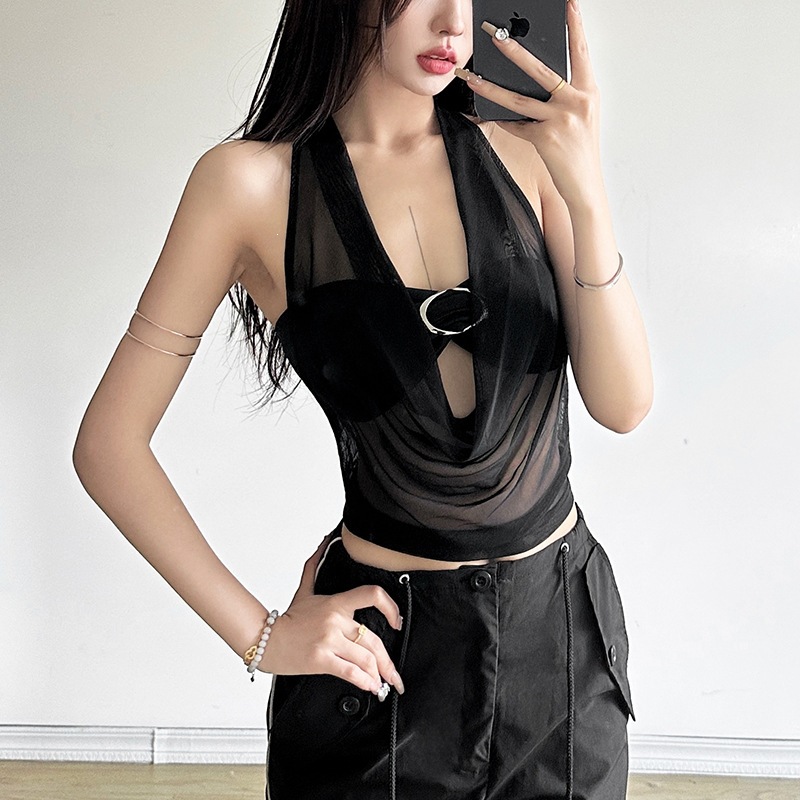 Summer Gauze Clothing - Twee Stukken Sexy Halter Bandage Top