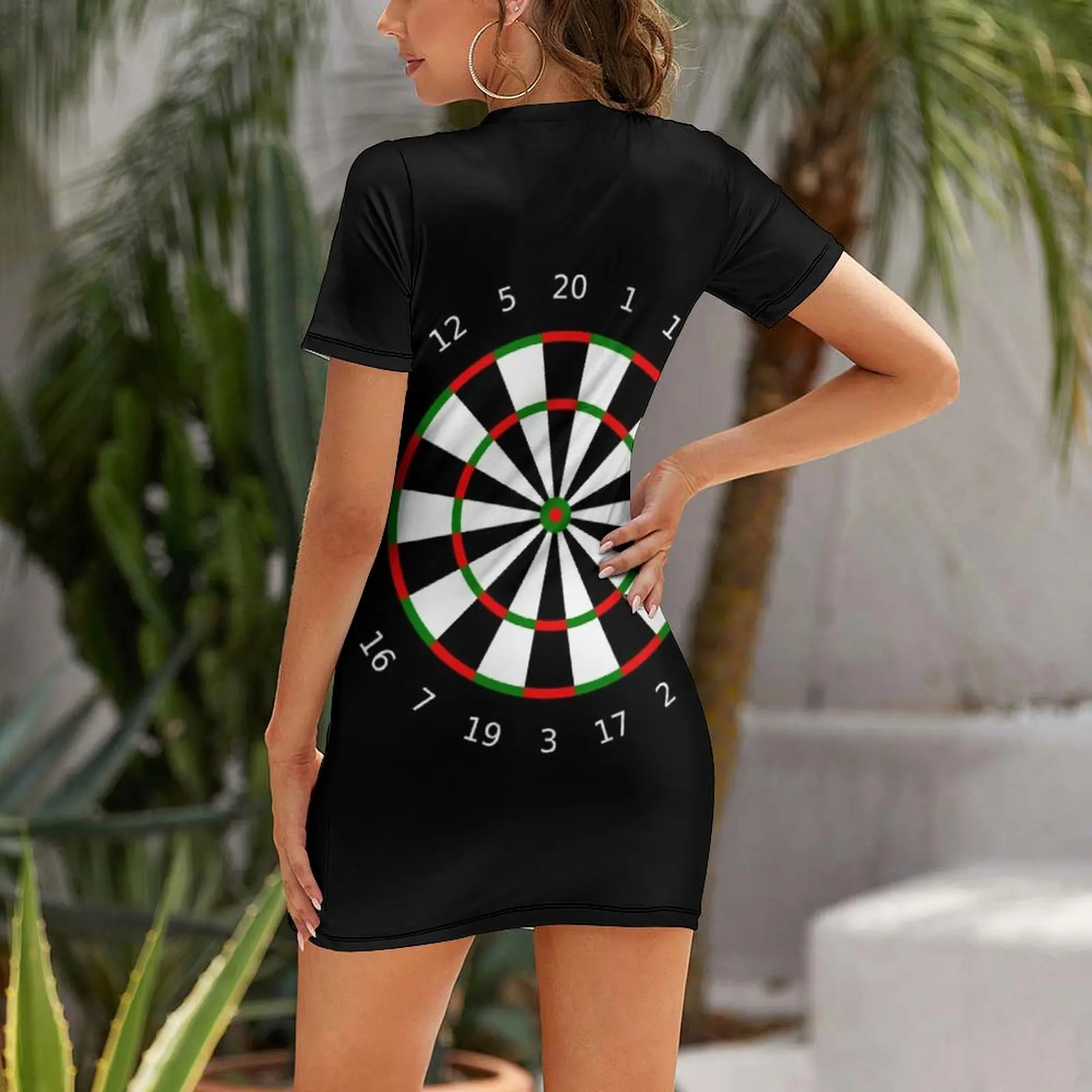 dartbord zwart Jurk met korte  - Summer Clothing Trends 2025 Women'S recensie en prijs