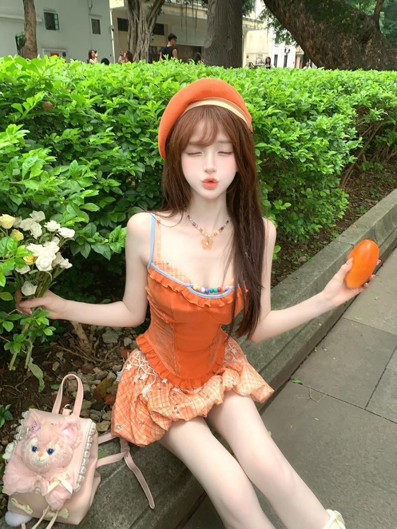 Zomer Nieuwe Oranje Dopamine Z - Summer Clothing Capsule recensie en prijs
