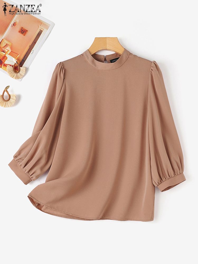 ZANZEA Mode OL Werk Shirt Vrou - Summer Clothing Work recensie en prijs