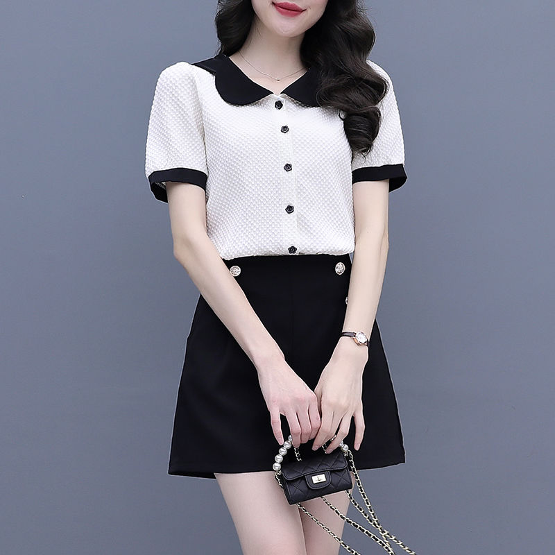 Contrasterende kleur knop kort - Summer Clothing Trends 2025 Women'S recensie en prijs
