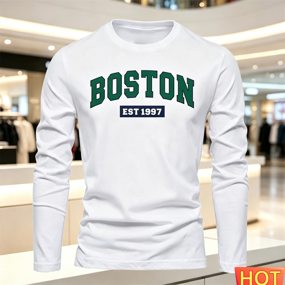 Herfst Zomer heren T-shirt met - Summer Clothing Long Sleeve recensie en prijs