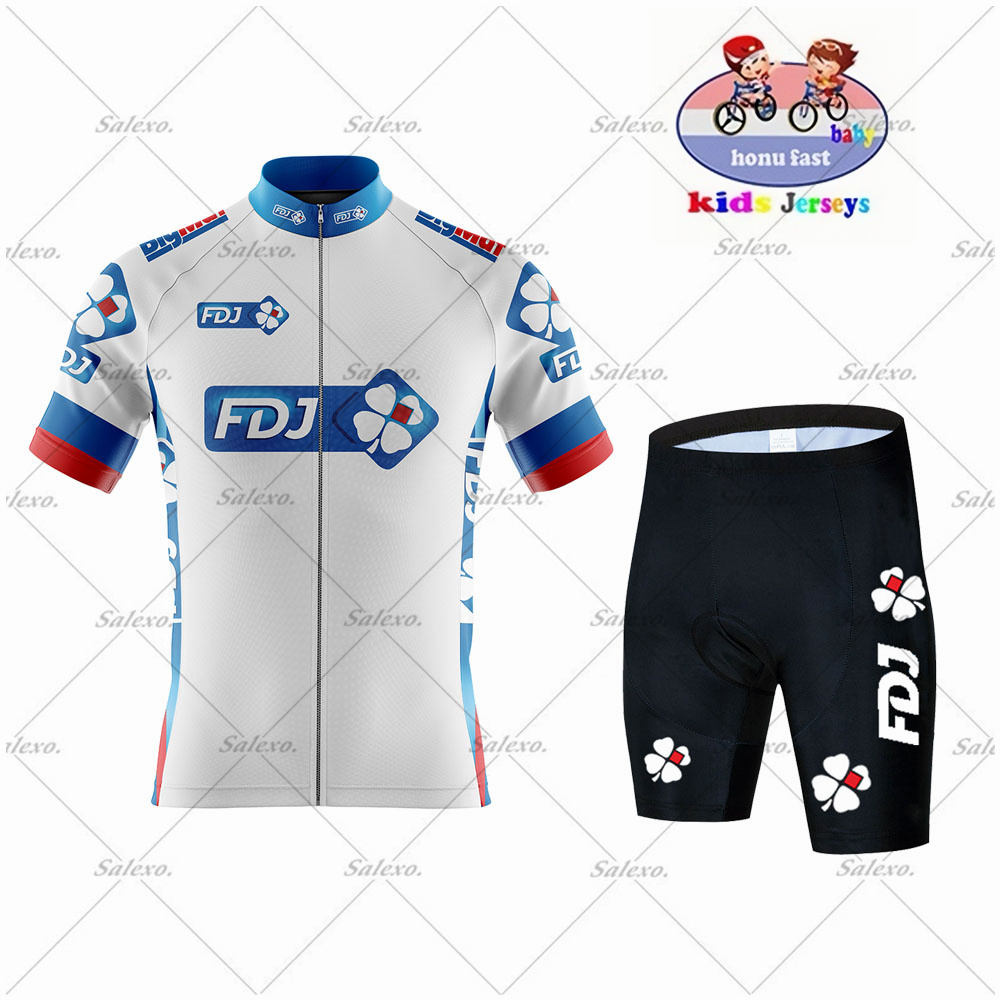 Kinderen FDJ Wielertrui Set JO - Summer Clothing Kids Sale recensie en prijs
