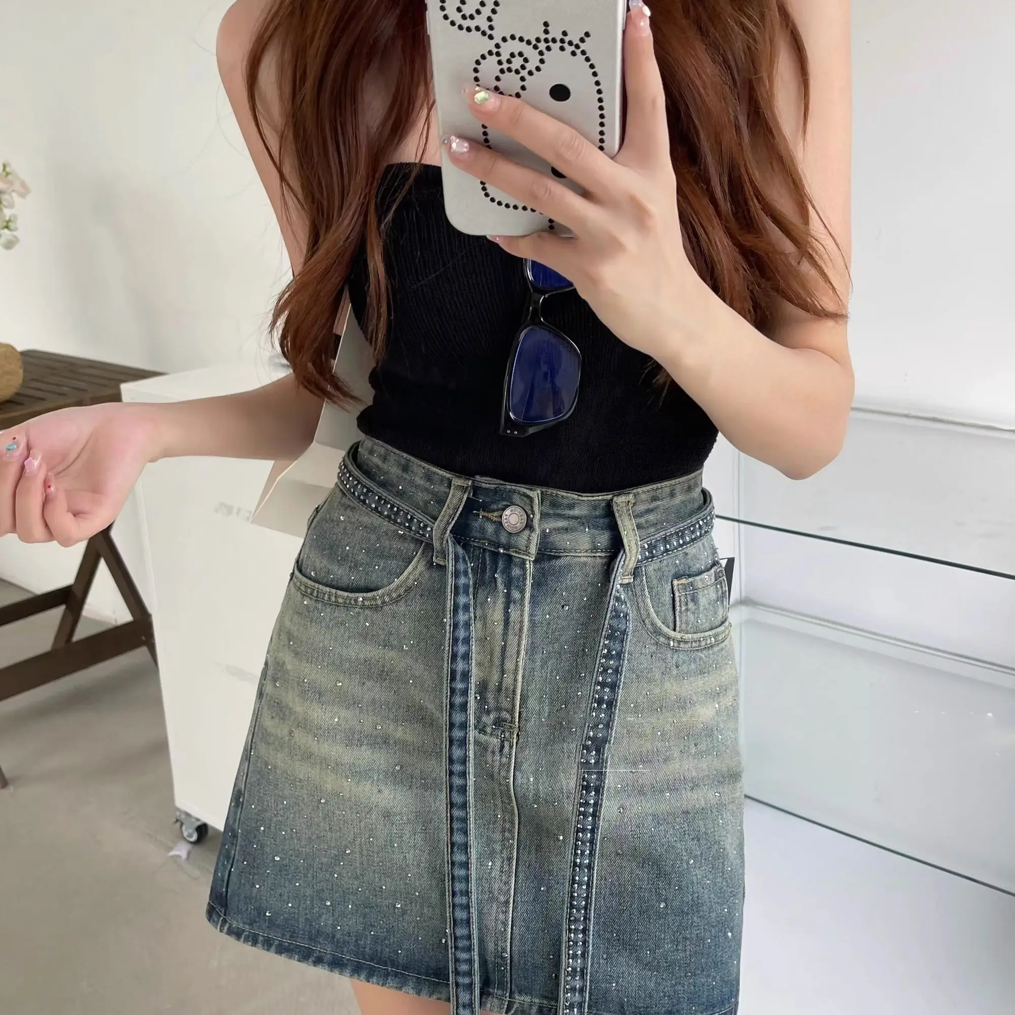 Jeansrokken voor dames Gradiën - Summer Clothing Trends 2025 Women'S recensie en prijs