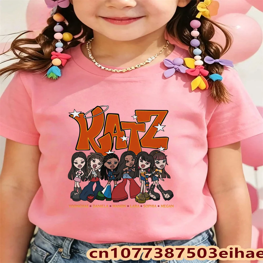 KATSEYE T-shirt Mode Bedrukte  - Summer Clothing Kids Sale recensie en prijs