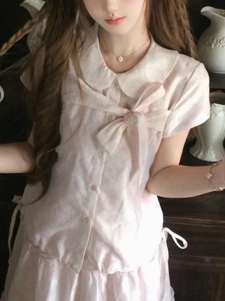 Japanse vintage zoete strik Pe - Summer Clothing Capsule recensie en prijs